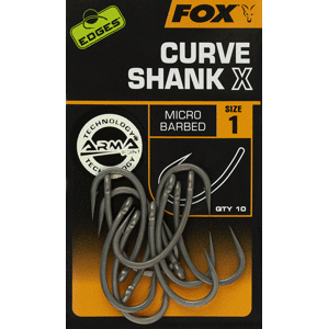 Fox Háčky Edges Curve Shank X Hooks 10ks Velikost háčku: #1