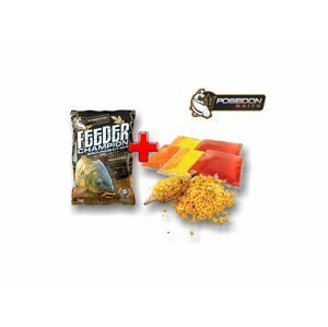 Poseidon Baits Krmítková Směs Champion Feeder Pellet Edition + Liquid 980g Příchuť: Feeder Carp - 80 mango