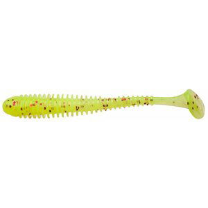 Keitech Gumová Nástraha Swing Impact Chartreuse Red Flake Počet kusů: 6ks, Velikost: 4,5" - 11,4cm