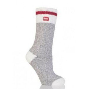 Dr. Hunter Heat Holders Dámské Thermo Ponožky Fashion Twist Šedý Melír