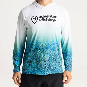 Adventer Fishing Funkční Hoodie UV Tričko Bluefin Trevally Velikost: XL