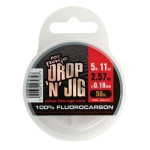 Fox Rage Fluorocarbon Drop 'N' Jig Fluorocarbon 50m Varianta: 0.20mm 3.08kg