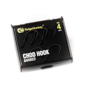 RidgeMonkey Háčky RM-Tec Chod Hook Barbed 10ks Velikost háčku: #6