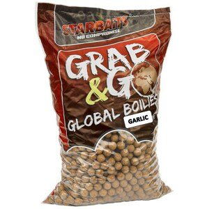 Starbaits Global Boilies Garlic 20mm Hmotnost: 2,5kg, Průměr: 20mm