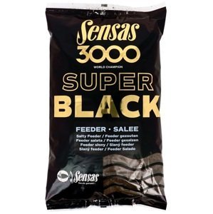 Sensas Krmení 3000 Dark Salty (Černé - Slané) 1kg Příchuť: Feeder (feeder-černý-slaný)