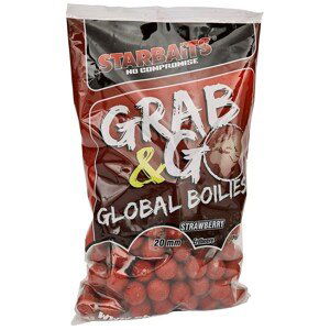 Starbaits Boilie Grab & Go Global Boilies Strawberry Jam Hmotnost: 2,5kg, Průměr: 20mm