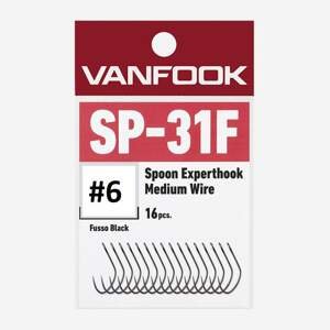 Vanfook Háčky SP-31F Spoon Experthook 16ks Počet kusů: 16ks, Velikost háčku: #6