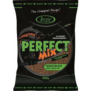 Lorpio Krmítková Směs Perfect mix 3kg Příchuť: Roach Black
