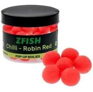 Zfish Plovoucí Boilies Pop Up 16mm 60g Hmotnost: 60g, Průměr: 16mm, Příchuť: Chilli/Robin Red