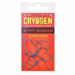 ESP háčky Cryogen Stiff Rigger Barbless vel. 5 10ks