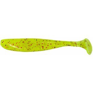 Keitech gumová nástraha Easy Shiner 3" 7,6cm 2,2g Chartreuse Red Flake 10ks