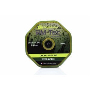 RidgeMonkey vlasec RM-Tec Chod Stiff Rig 0,50mm 25lb 20m Zelená