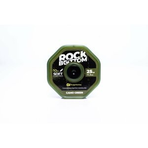RidgeMonkey šňůrka RM-Tec Rock Bottom Tungsten Coated Soft 25lb 10m Camo Green