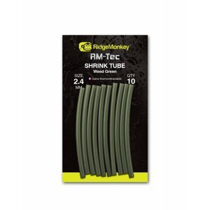 RidgeMonkey smršťovací hadička RM-Tec Shrink Tube 2,4mm Weed Green 10ks