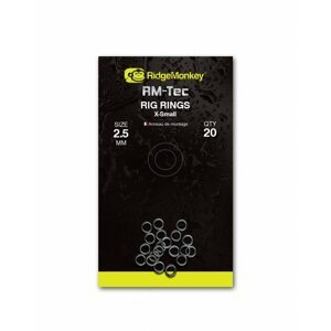 RidgeMonkey: Kroužek RM-Tec Rig Rings X-Small 2,5mm 20ks