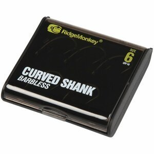 RidgeMonkey háček RM-Tec Curved Shank Barbless Velikost 4