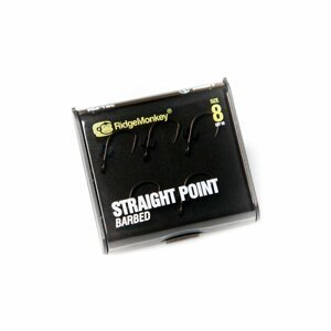 RidgeMonkey háček RM-Tec Straight Point Barbed Velikost 8