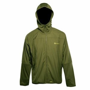RidgeMonkey bunda APEarel Dropback Lightweight Zip Jacket Green Velikost L