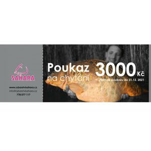 Sahara dárkový poukaz 3000 Kč