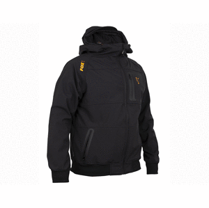 Fox Softshellová Bunda Collection Black/Orange Shell Hoody vel.S