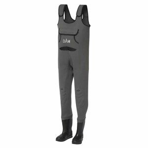 DAM brodící kalhoty Dryzone Neoprene Chest Waders vel. 42/43 - 7,5/8 grey/black