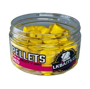 LK Baits POP-UP Pelety v dipu Med 12mm, 40g