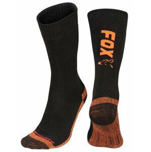 Fox ponožky Collection Black/Orange Thermolite long sock vel.6-9 (EU 40-43)