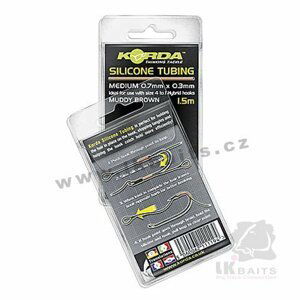 Korda silikonová hadička Silicon Tube Green 0,5mm, 1,5m