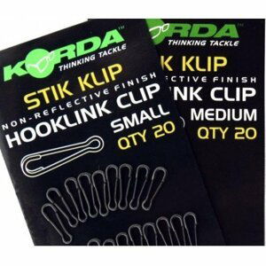 Korda klipy na návazce Stick Klips Small 20ks