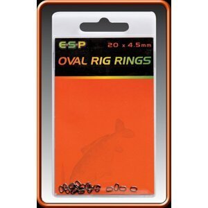 ESP kroužky Oval Rigs 4,5mm 20ks