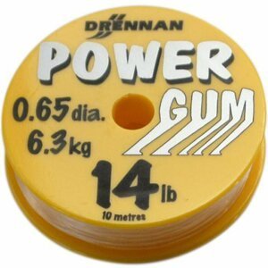 Drennan feederová guma Powergum 14lb / 6,3kg Clear