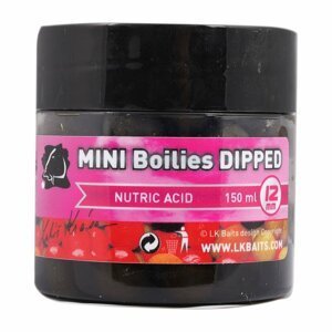 LK Baits Mini Boilies in Dip Nutric Acid 12mm 150ml