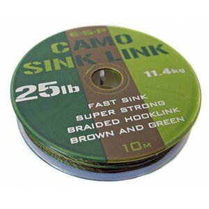 ESP návazcová šňůka Camo Sink Link Green 20lb 10m