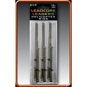 ESP návazce Leadcore Helicopter Rigs Weddy Green 1m