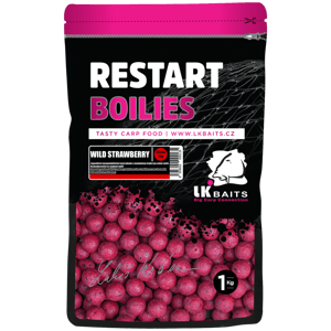LK Baits ReStart Boilies Wild Strawberry 18 mm, 250g