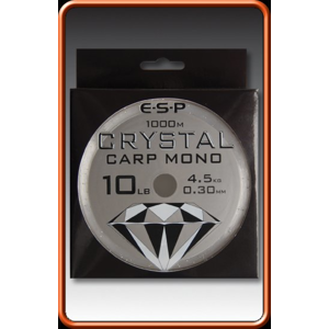 ESP vlasec Crystal Carp Mono 18lb 0,375mm 1000m