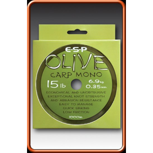 ESP vlasec Olive Carp Mono 10lb 0,30mm 1000m