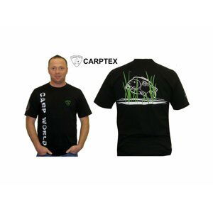 Carptex pánské polo Carp World - černá-M