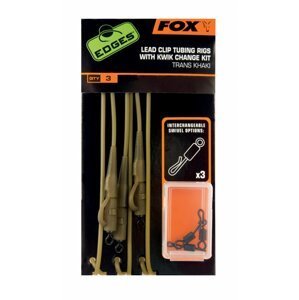 Fox Edges Lead Clip Tubing Rigs Whith Kwik Change Kit 3ks