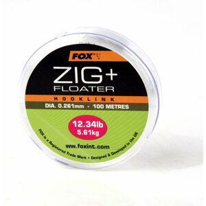 Fox vlasec Edges Zig & Floater Hooklink 0,261mm 100m Clear