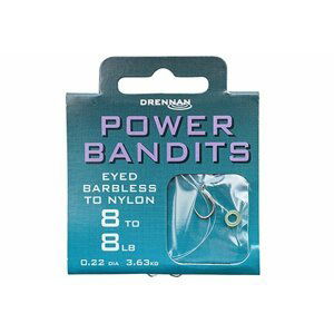 Drennan návazce Power Bandits Barbless vel. 8 / 8lb