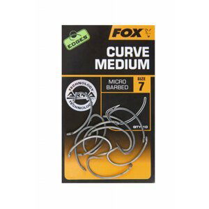 Fox háčky Edges Curve Medium Hooks vel. 4, 10 ks Micro Barbed