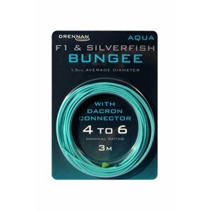 Drennan guma F1 & Silverfish Bungee - Aqua 4 to 6