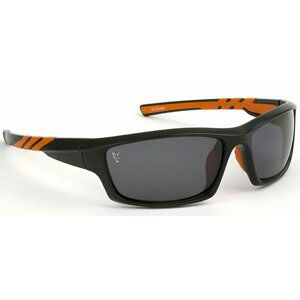 Fox polarizační brýle Sunglasses černo/oranžový rám s šedými skly