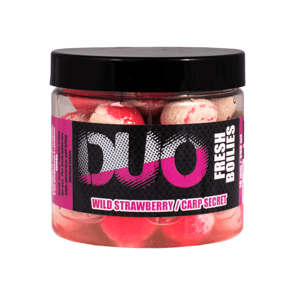LK Baits DUO X-Tra Fresh Boilies Wild Strawberry/Carp Secret 18mm 200ml