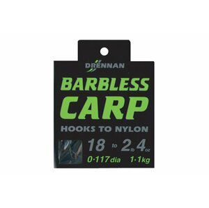 Drennan návazce Barbless Carp vel.12 / 4lb