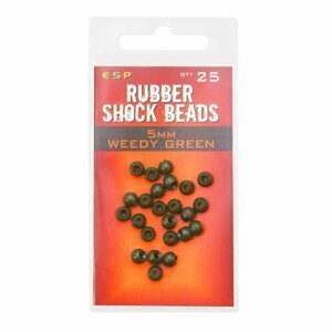 ESP gumové korálky Rubber Shock Beads Weedy Green 5mm