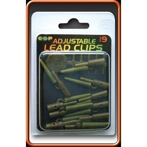 ESP závěsky Adjustable Lead Clip Kits Camo Brown