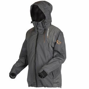 Savage Gear bunda Black Savage Jacket Grey vel. XXL