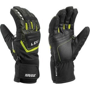 Lyžařské rukavice Leki Worldcup S Junior Velikost rukavic: 6/ Barva: černá/žlutá